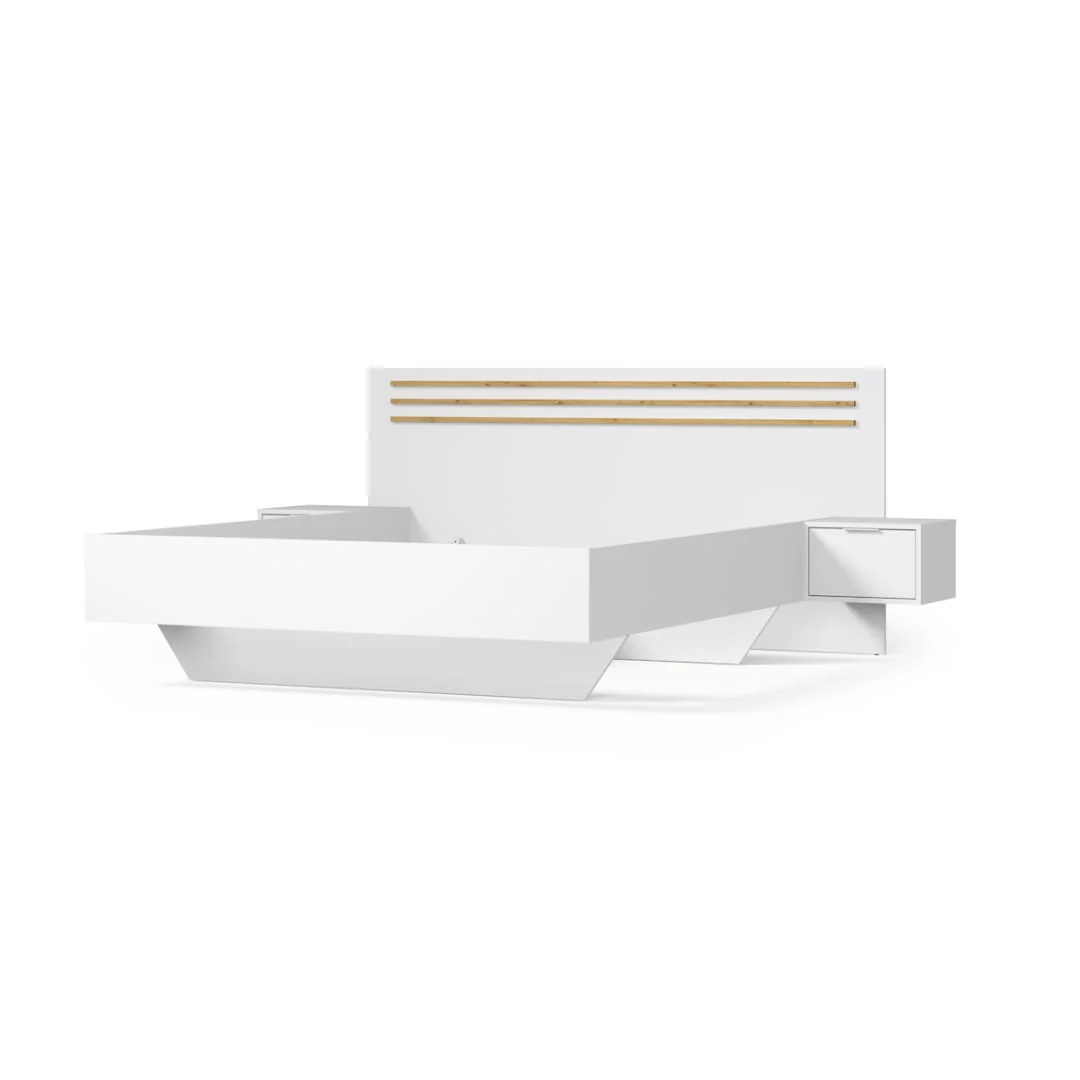 Florencja Bed Frame With Bedside Cabinets [EU Super King]