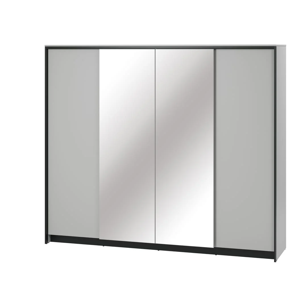 Gris Hinged Door Wardrobe 250cm - Image 2