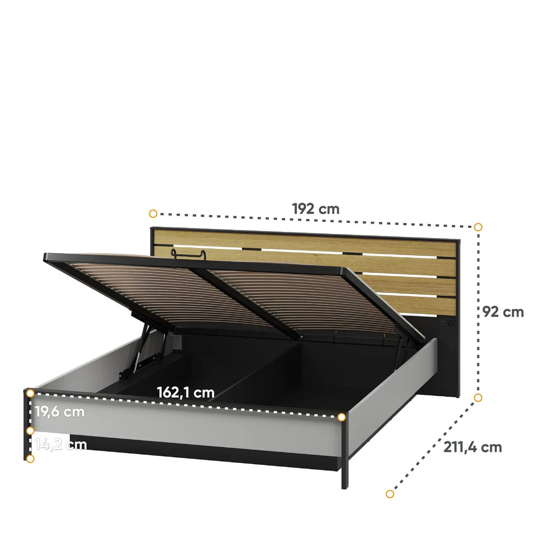 Gris Ottoman Bed [EU King] - Image 4