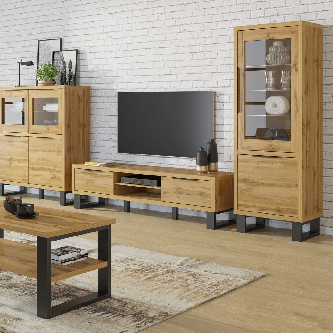 Halle 12 Tall Display Cabinet 120cm - Image 7