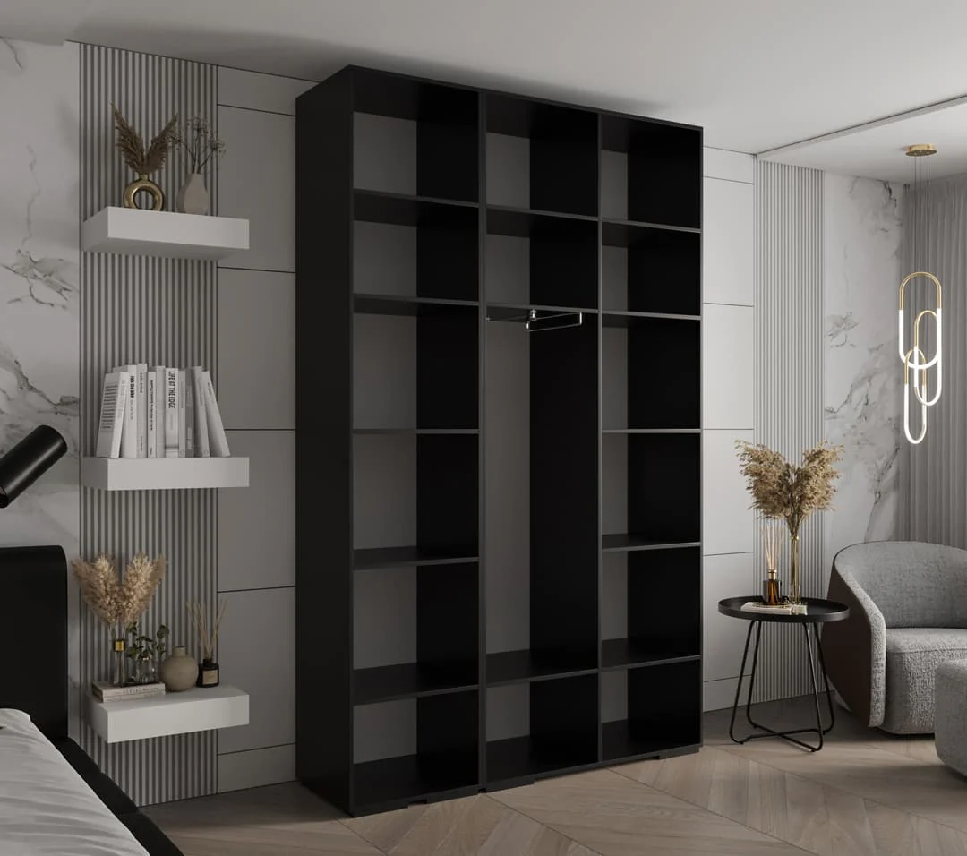 Inova II Hinged Door Wardrobe 150cm - Image 7