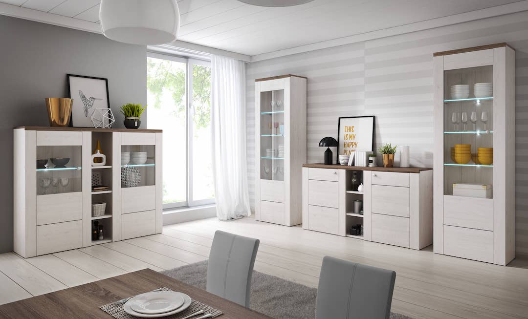 Larona 44 Display Cabinet 100cm - Image 8