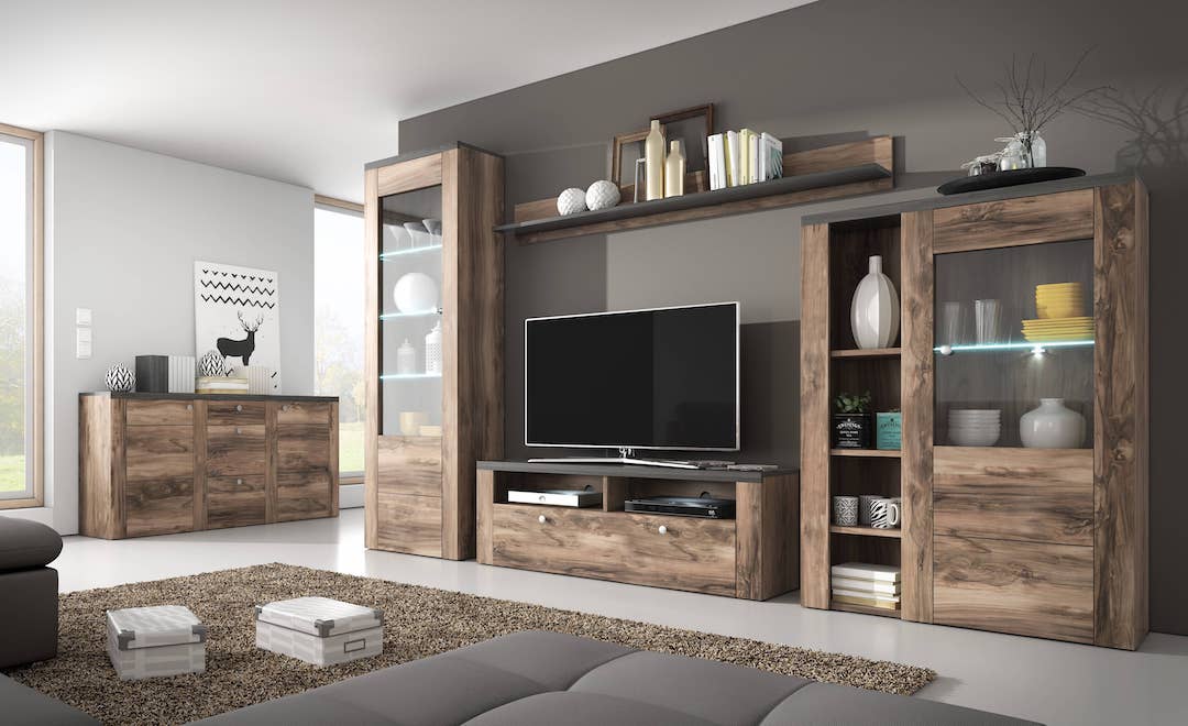 Larona 46 Display Cabinet 155cm - Image 3