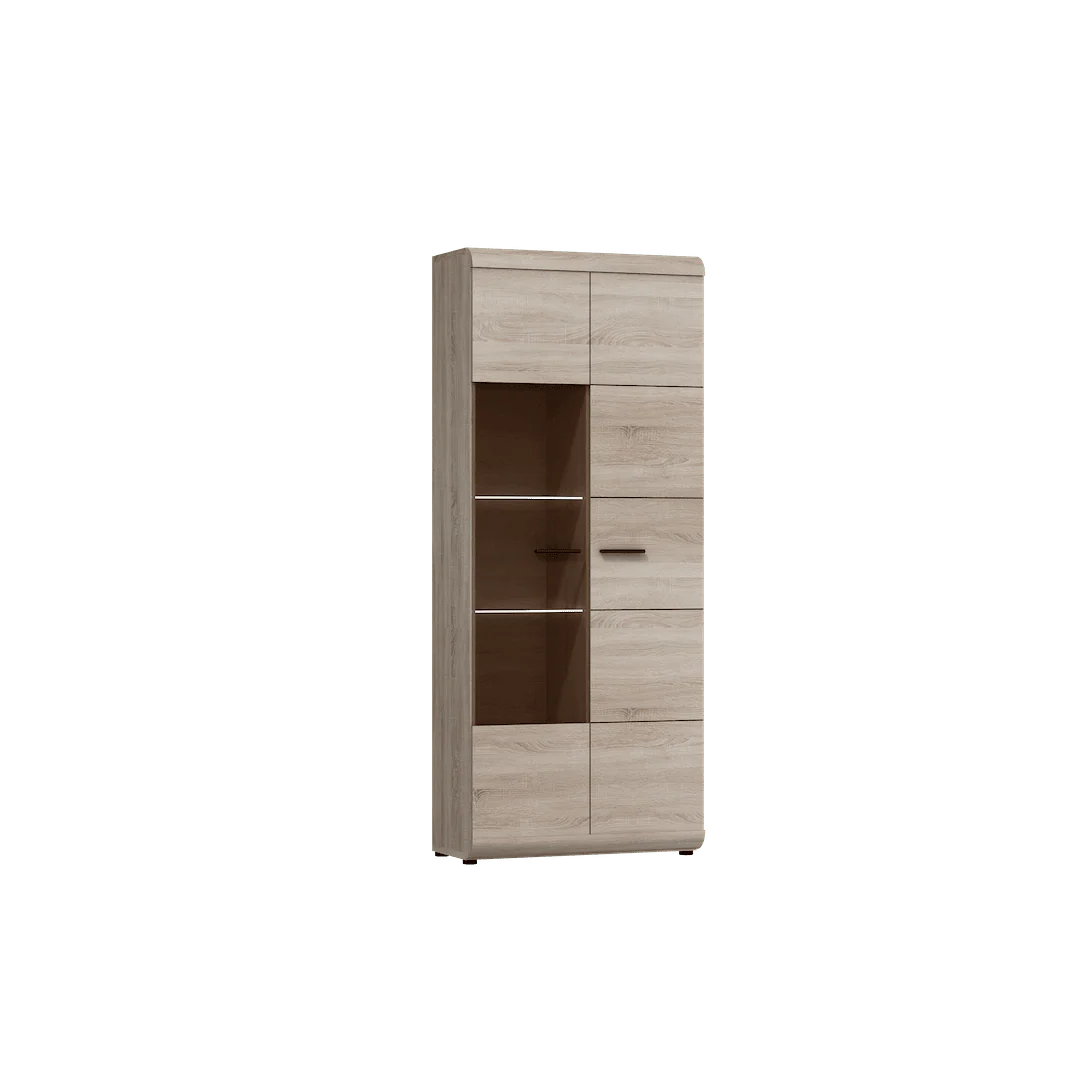 Link Tall Display Cabinet 80cm