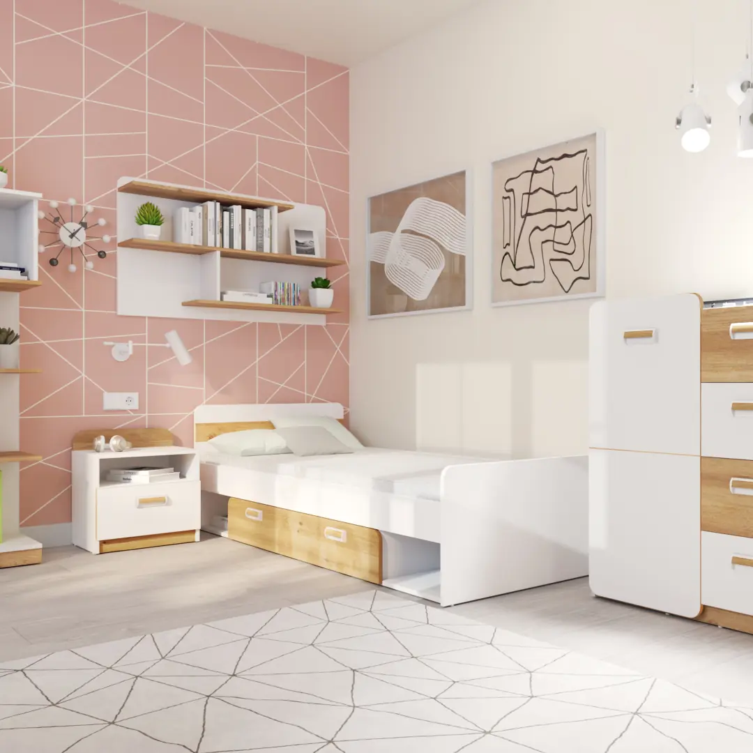 Lorento L12 Bedside Table 45cm - Image 3