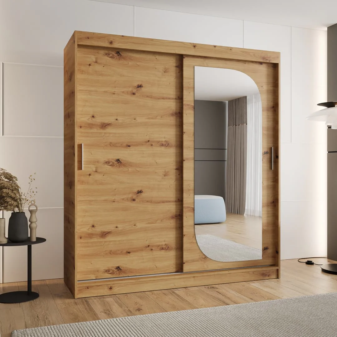 Lucy Sliding Door Wardrobe 180cm - Image 6