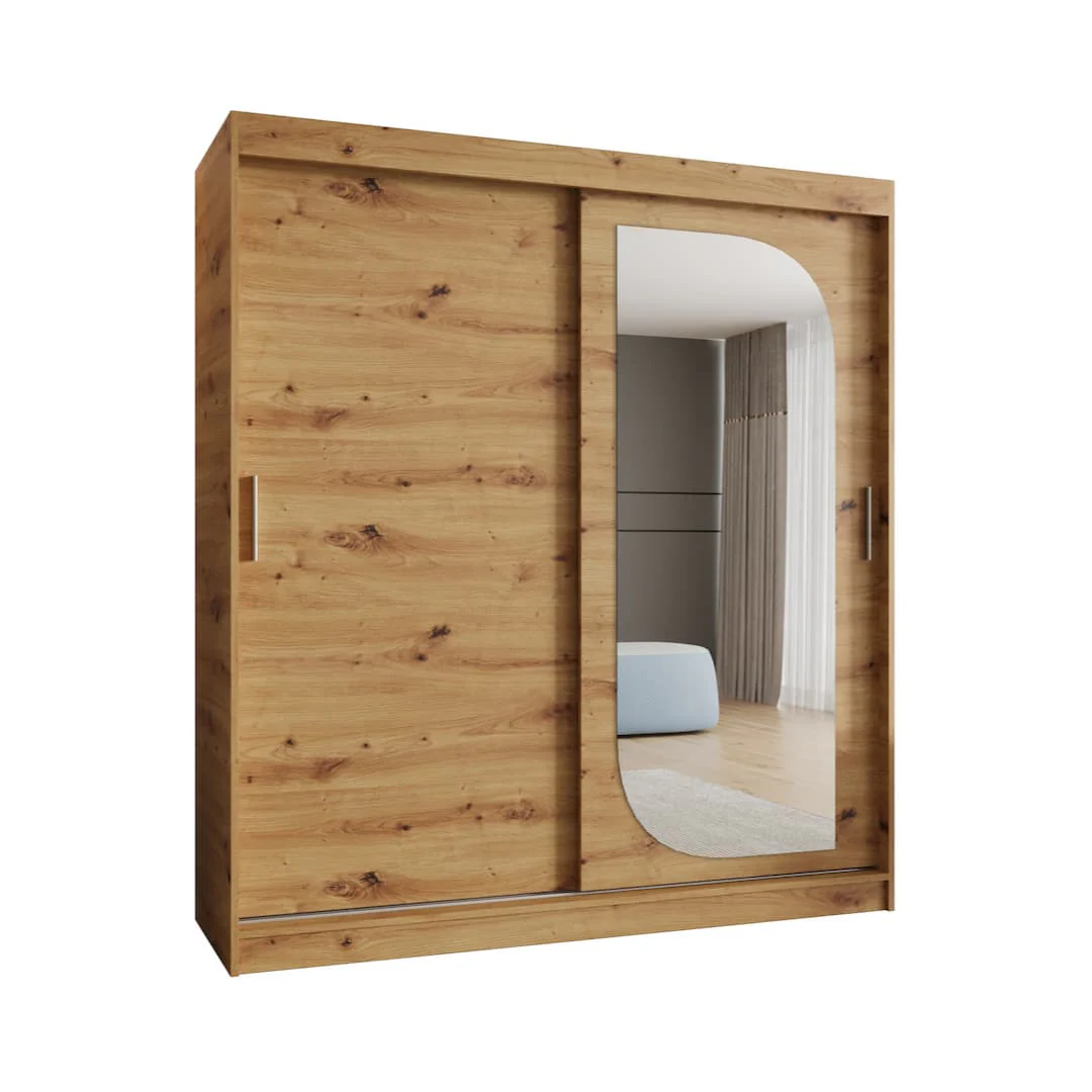 Lucy Sliding Door Wardrobe 180cm - Image 7
