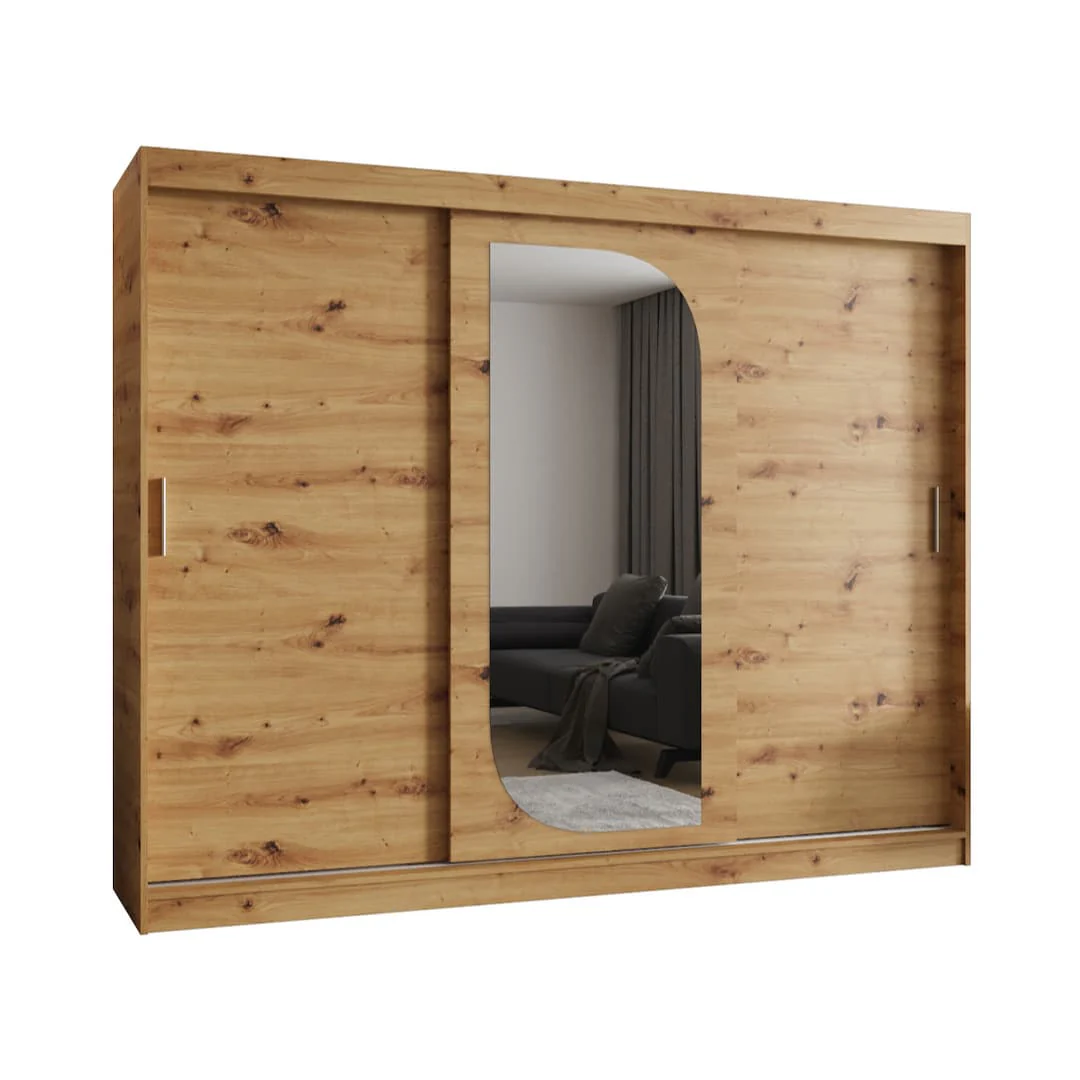 Lucy Sliding Door Wardrobe 250cm - Image 2