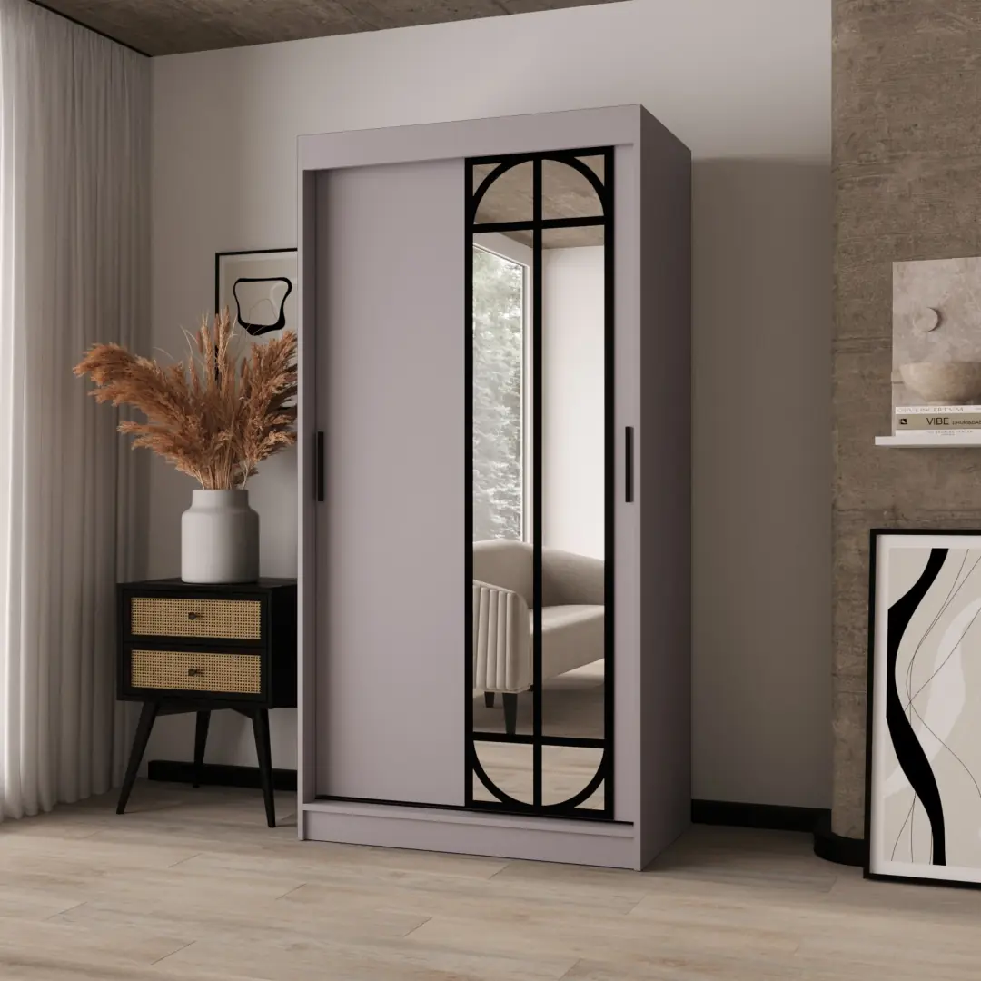 Lugo Sliding Door Wardrobe 100cm - Image 11