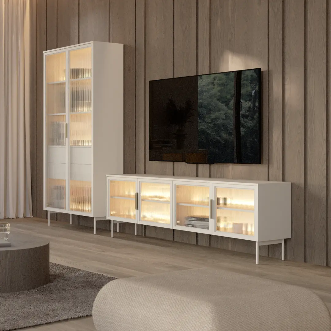 Lumi Sideboard Cabinet 181cm [Drawers] - Image 7