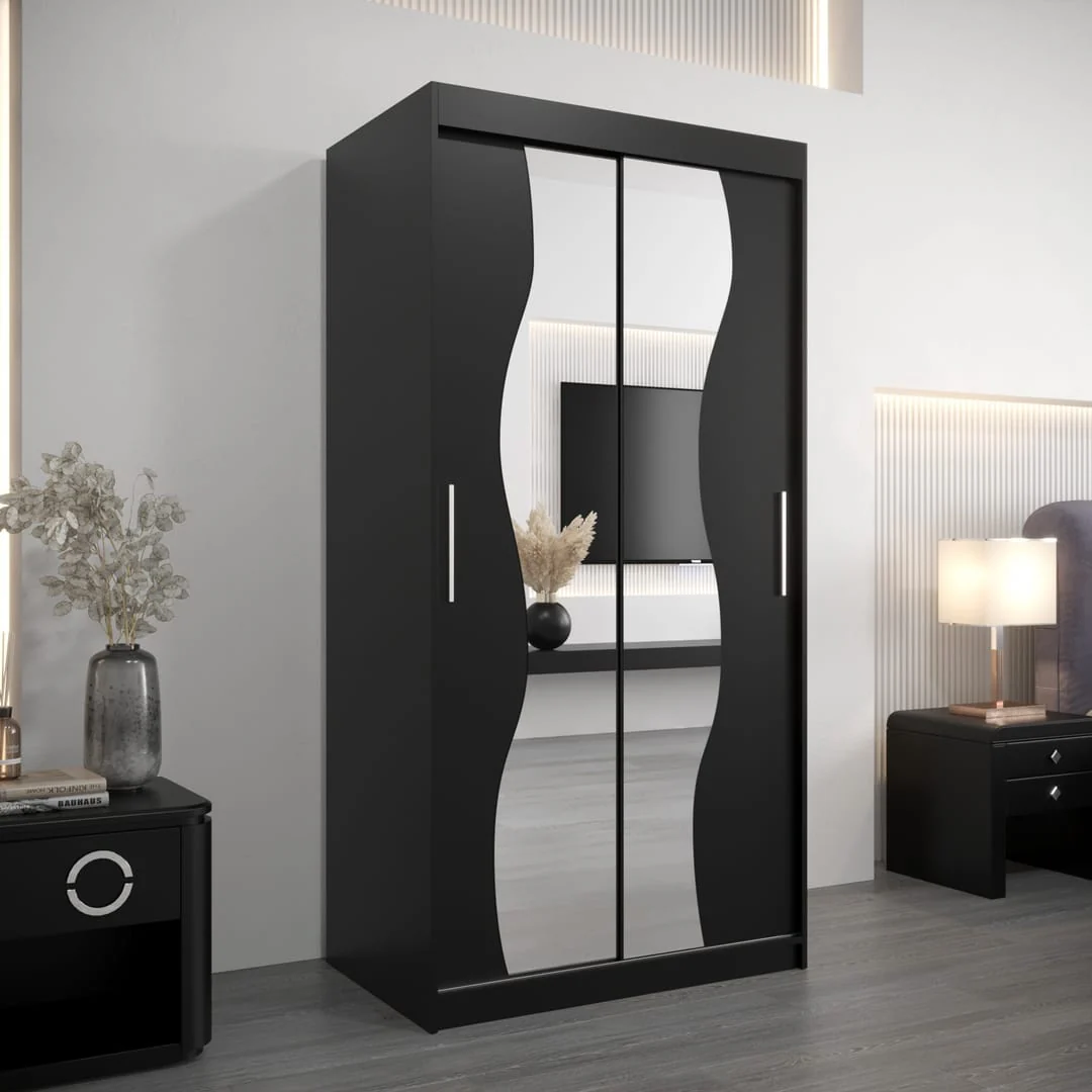 Madrid Sliding Door Wardrobe 100cm - Image 11
