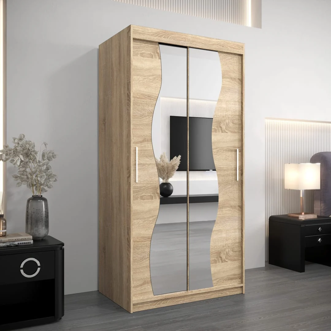 Madrid Sliding Door Wardrobe 100cm - Image 16