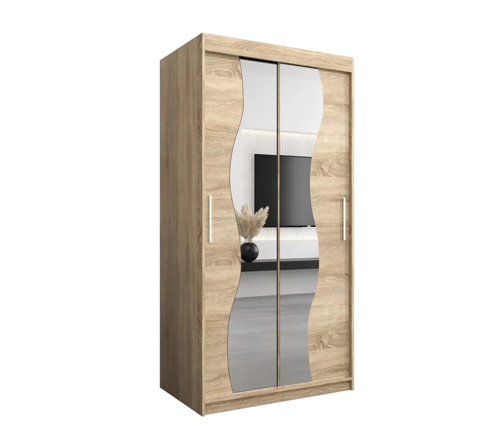Madrid Sliding Door Wardrobe 100cm - Image 17