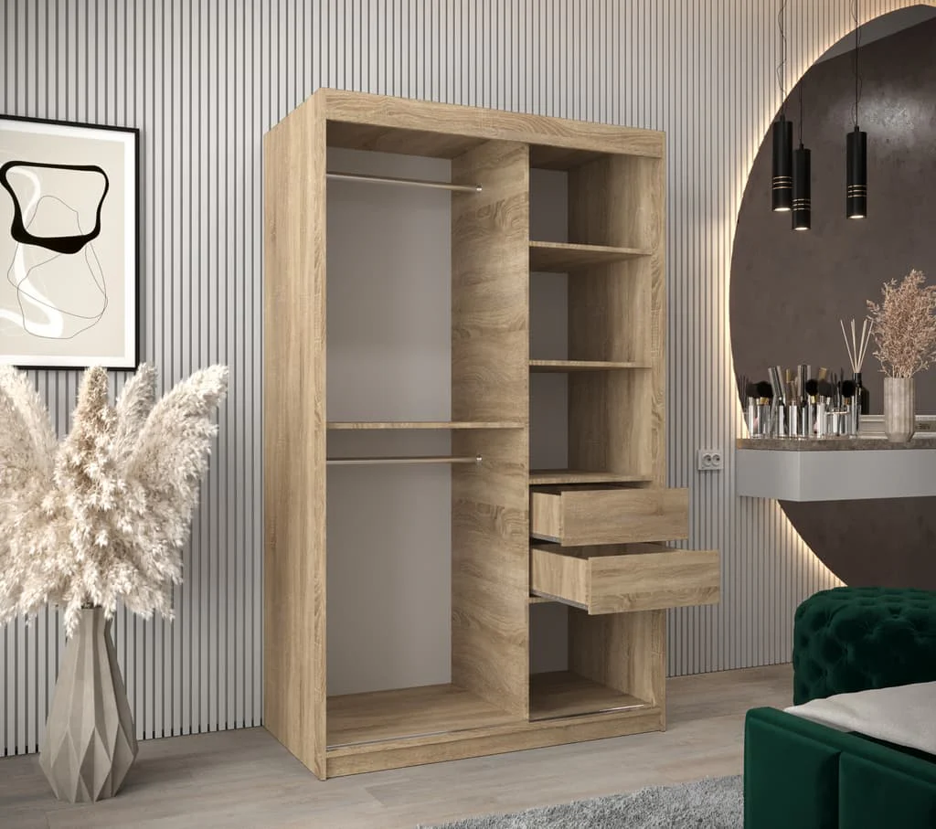 Madrid Sliding Door Wardrobe 120cm - Image 19