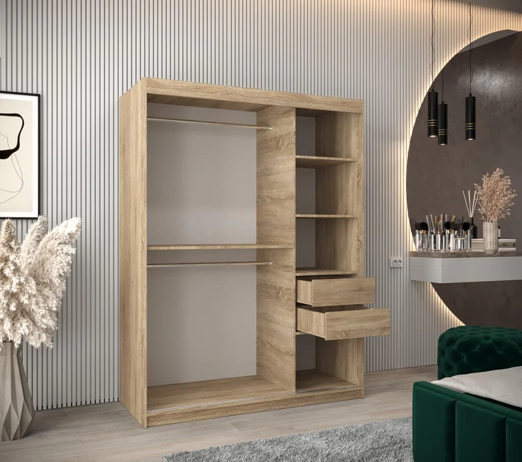 Madrid Sliding Door Wardrobe 150cm - Image 19