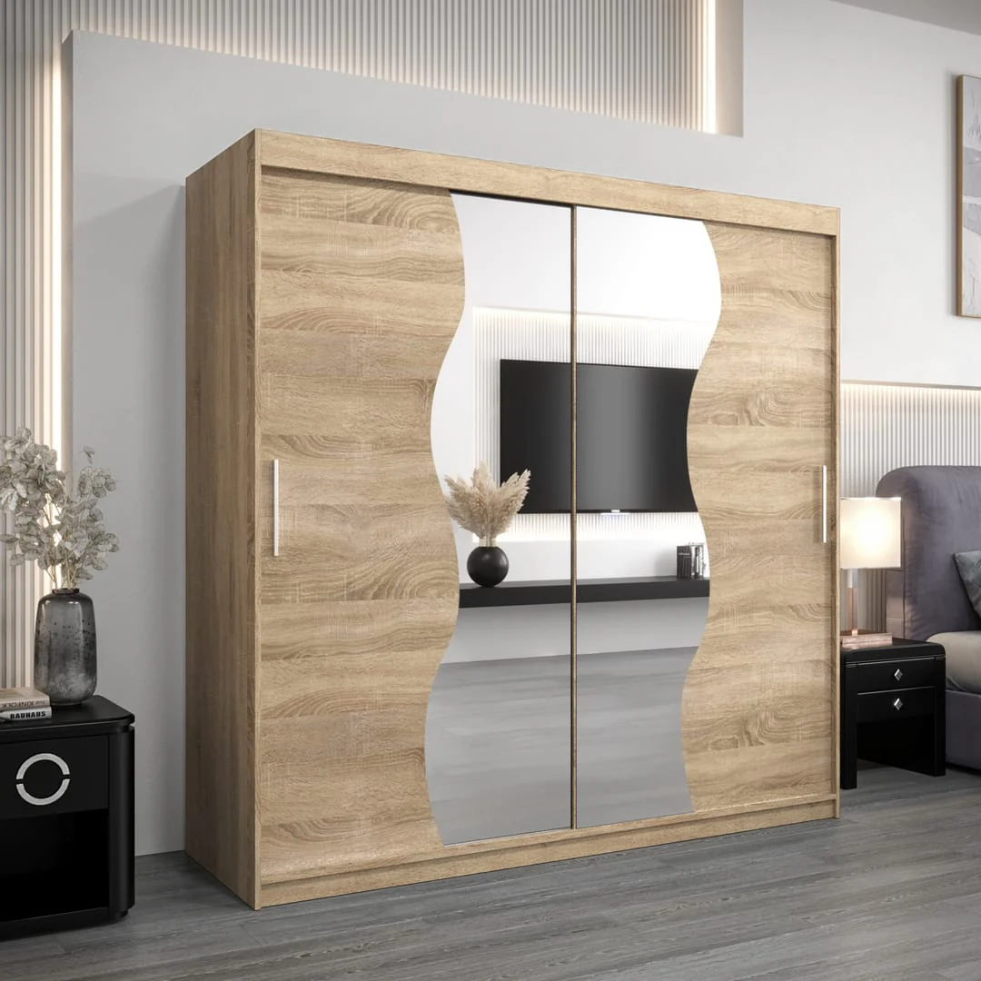 Madrid Sliding Door Wardrobe 200cm - Image 16