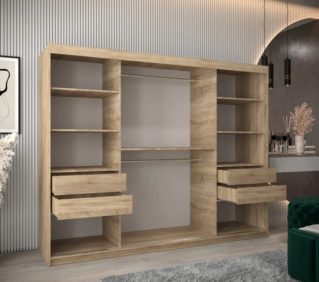 Madrid Sliding Door Wardrobe 250cm - Image 19