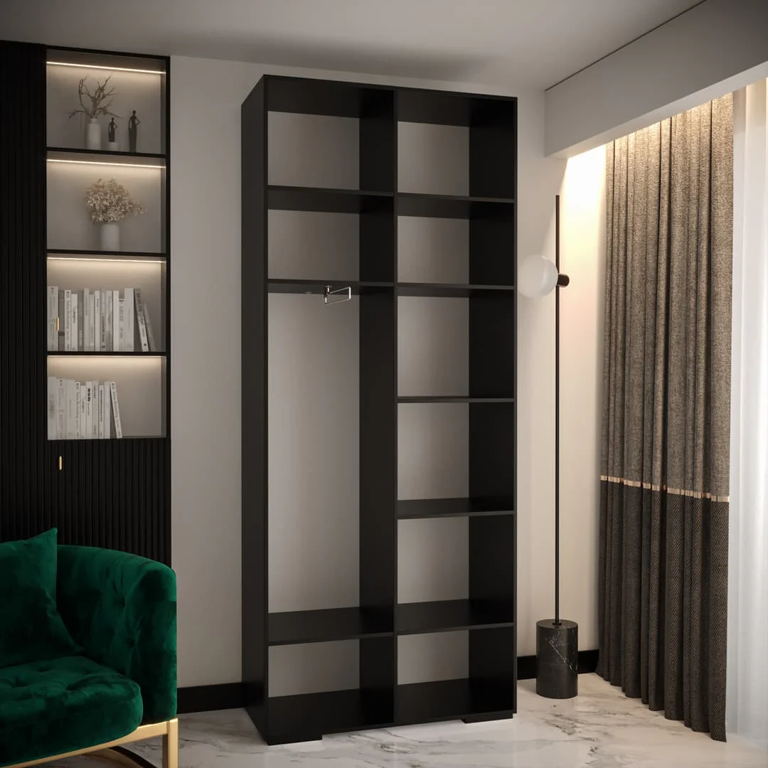 Manhattan II Hinged Door Wardrobe 100cm - Image 11