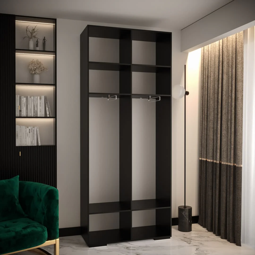 Manhattan III Hinged Door Wardrobe 100cm - Image 10