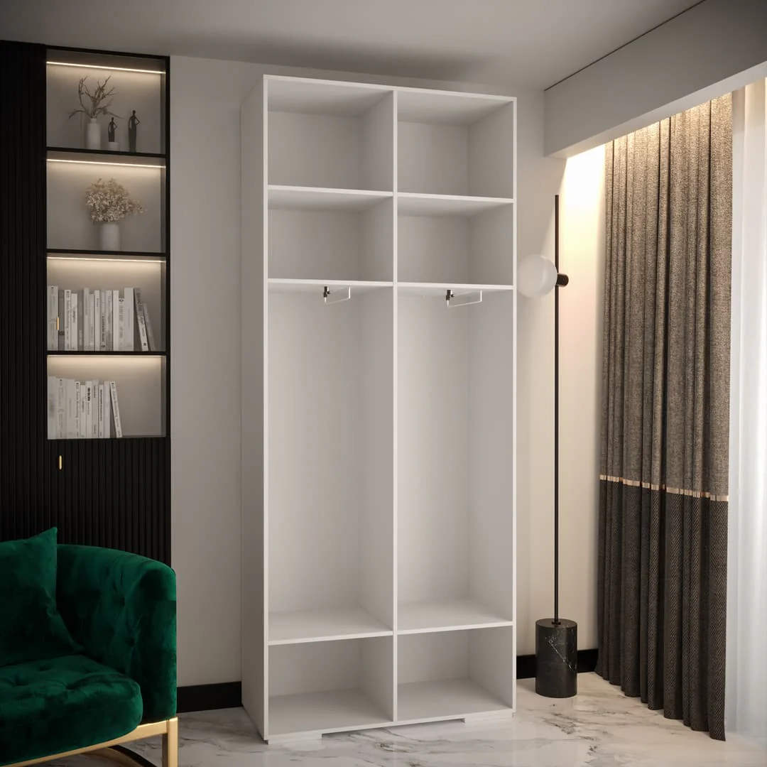 Manhattan III Hinged Door Wardrobe 100cm - Image 3