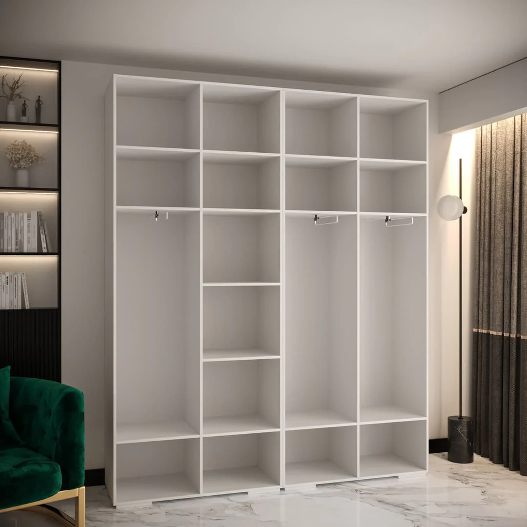 Manhattan III Hinged Door Wardrobe 200cm - Image 13