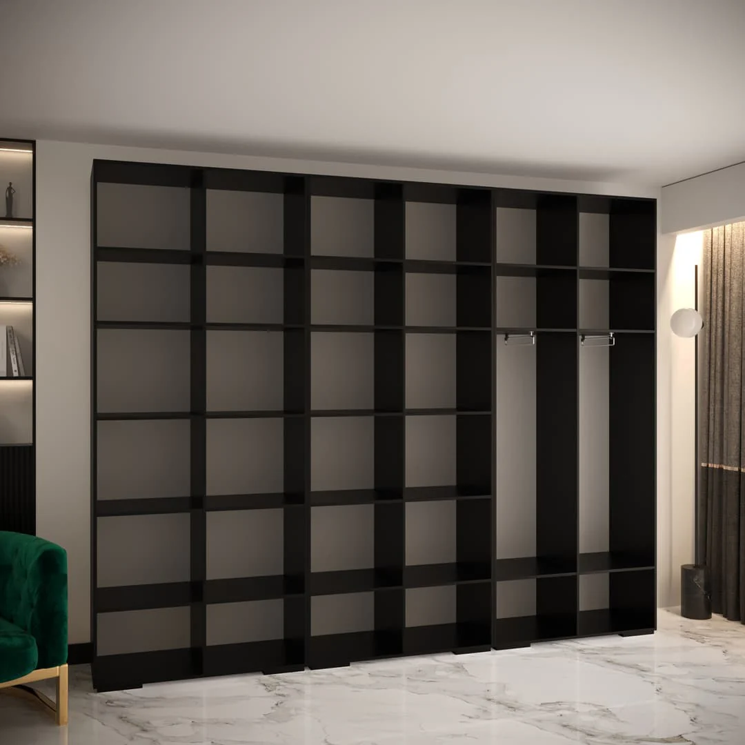 Manhattan IV Hinged Door Wardrobe 300cm - Image 42
