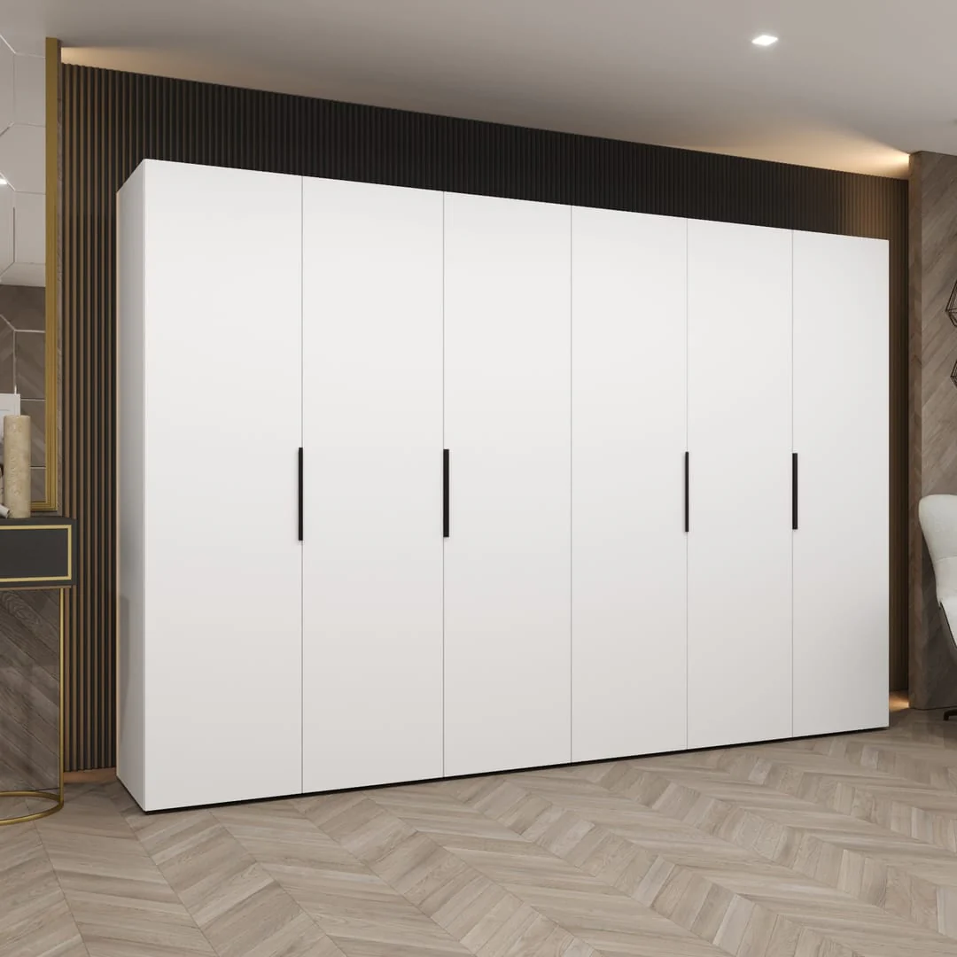 Marbella I Hinged Door Wardrobe 300cm - Image 8