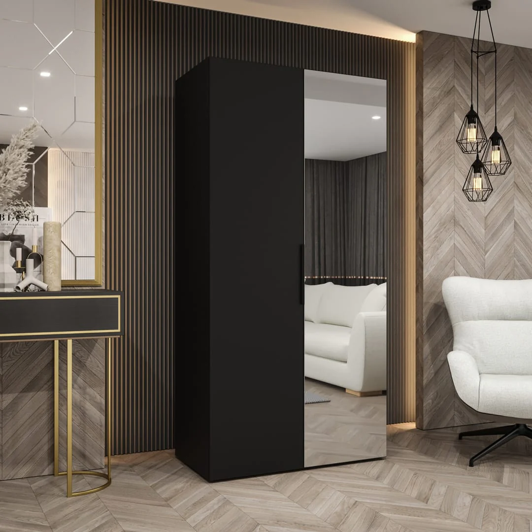 Marbella II Hinged Door Wardrobe 100cm - Image 10