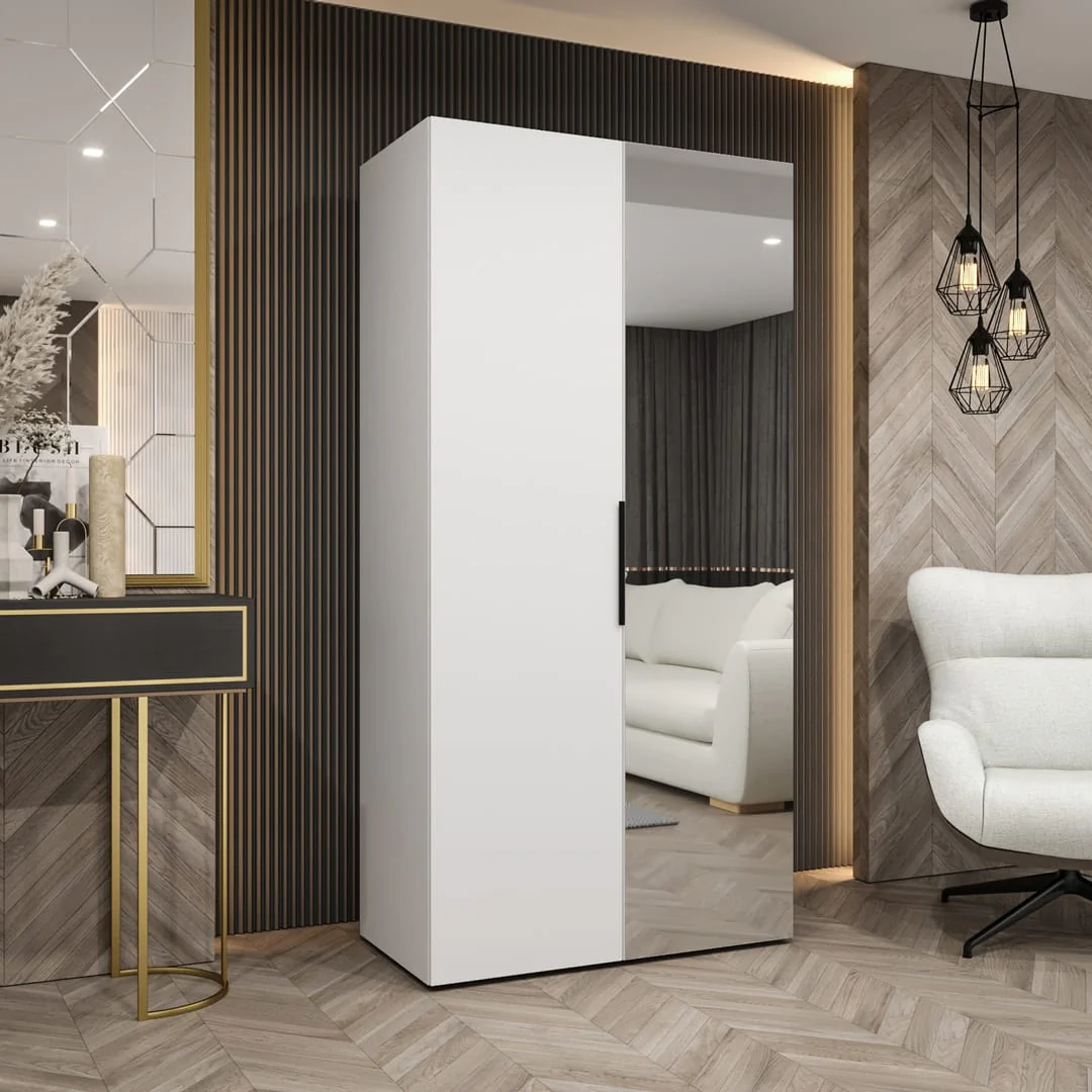 Marbella II Hinged Door Wardrobe 100cm - Image 8