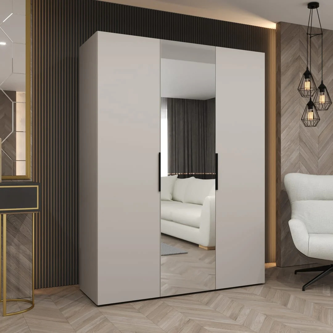 Marbella II Hinged Door Wardrobe 150cm - Image 3
