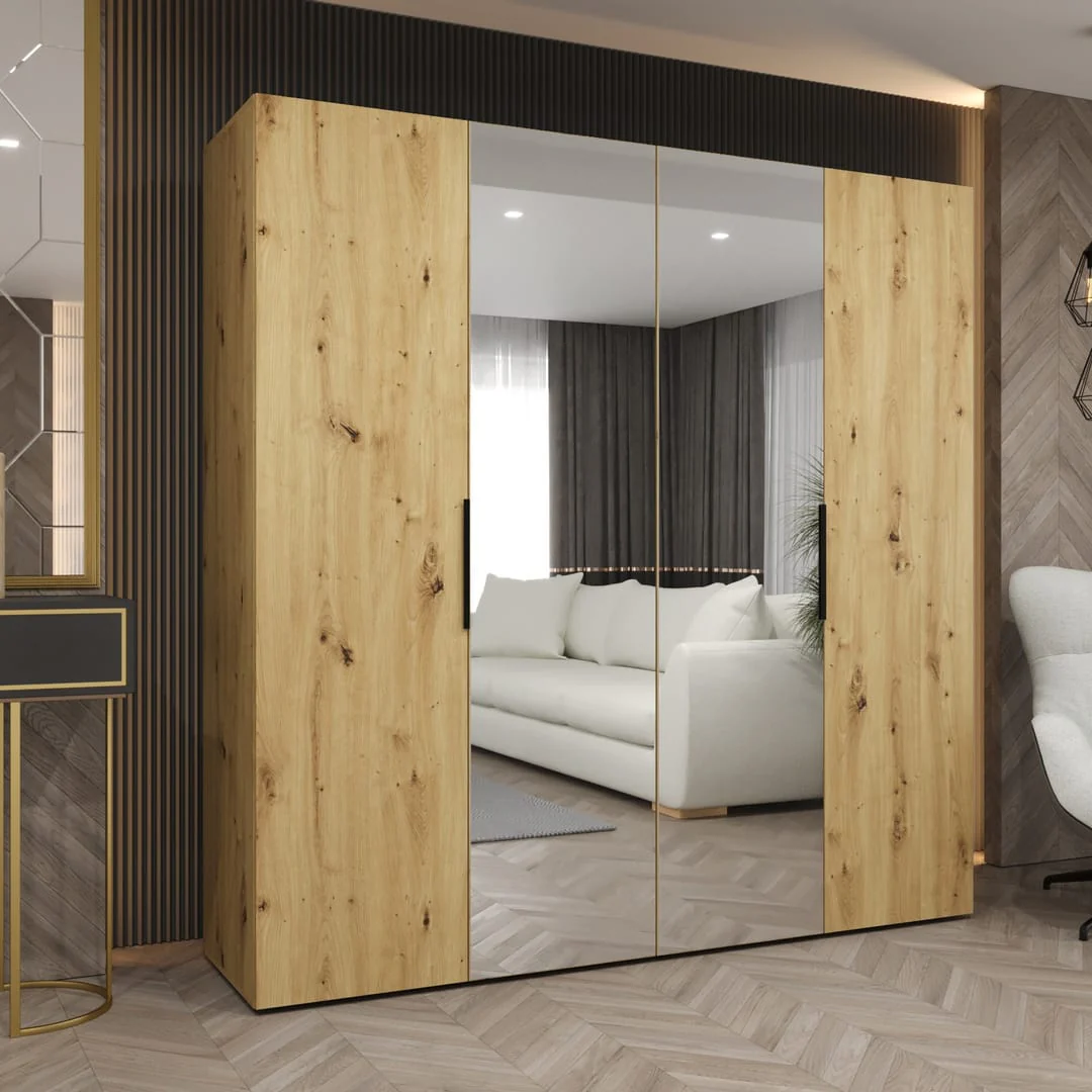 Marbella II Hinged Door Wardrobe 200cm - Image 8