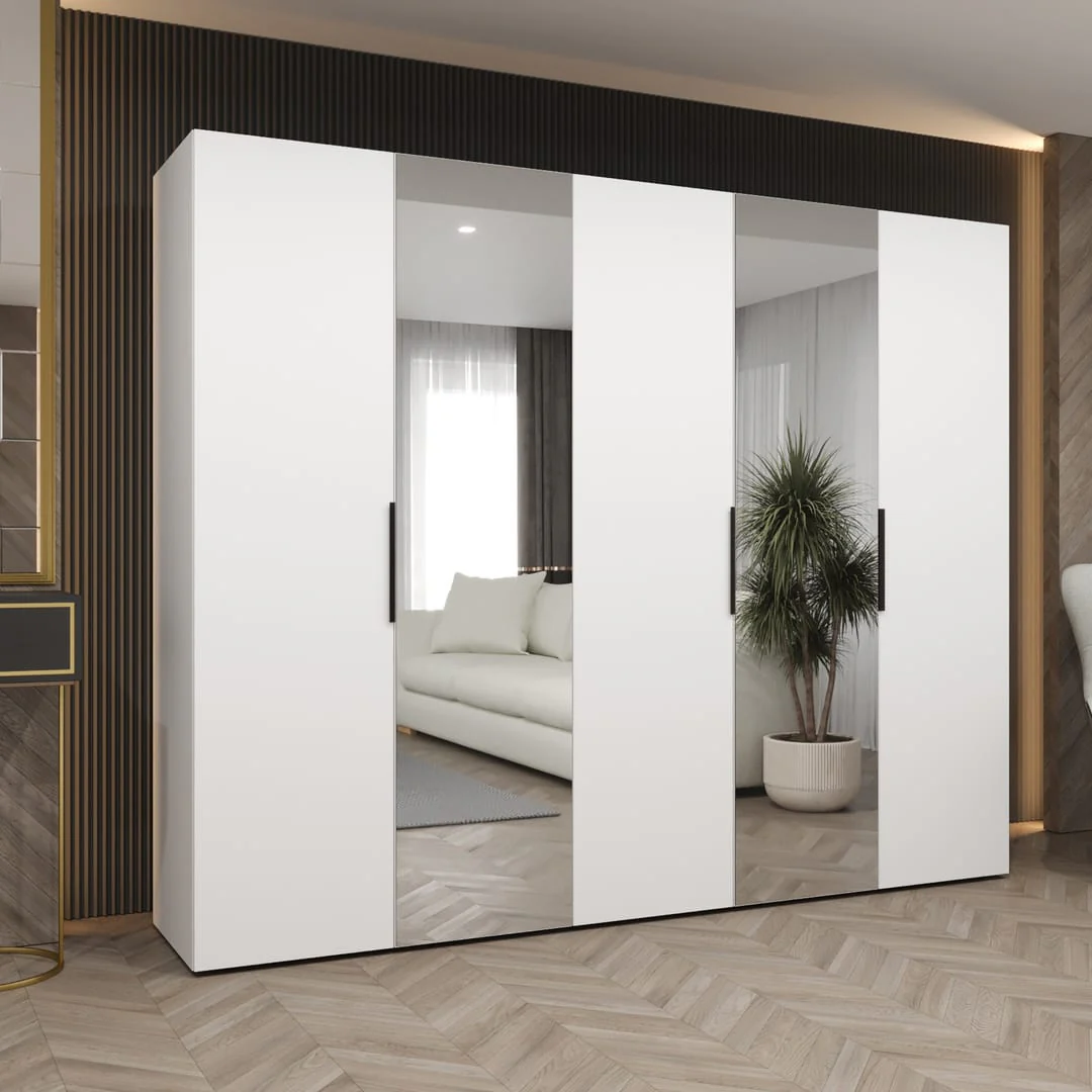 Marbella II Hinged Door Wardrobe 250cm - Image 8