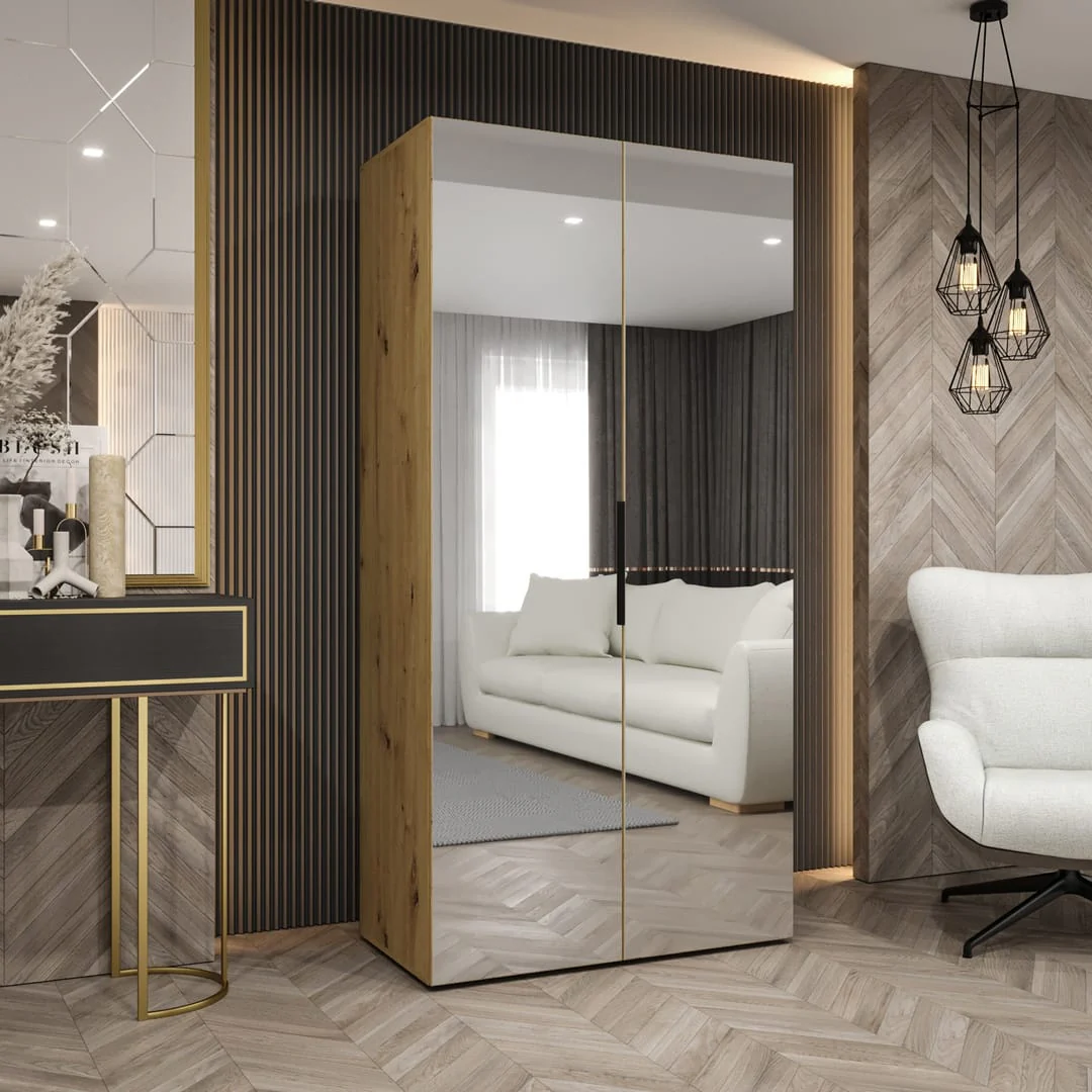 Marbella III Hinged Door Wardrobe 100cm - Image 8