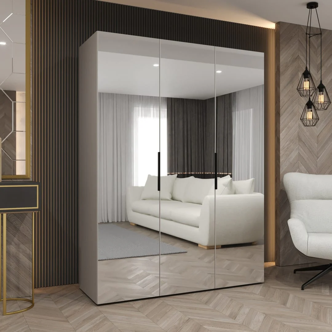 Marbella III Hinged Door Wardrobe 150cm - Image 3