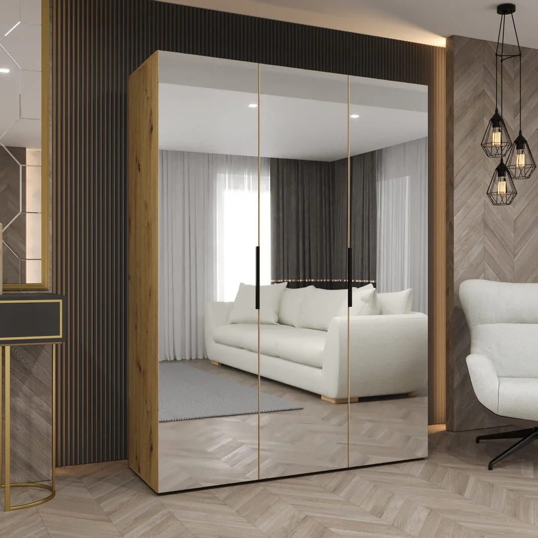 Marbella III Hinged Door Wardrobe 150cm - Image 8