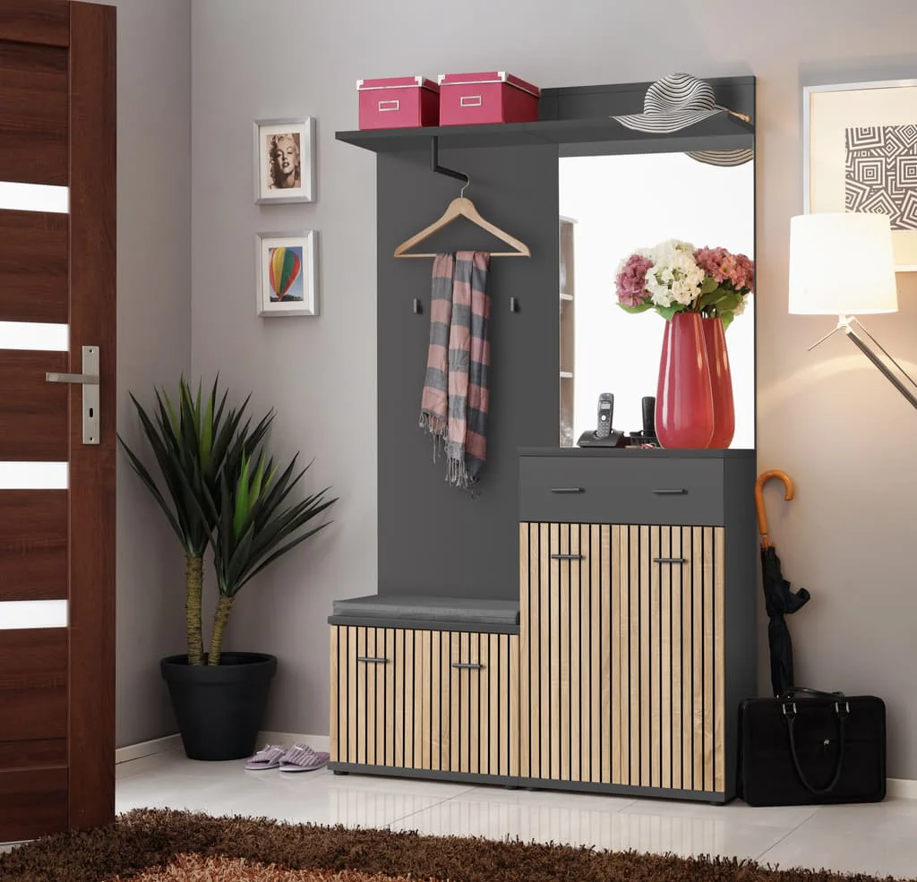 Marco Tall Hallway Cabinet 30cm - Image 2