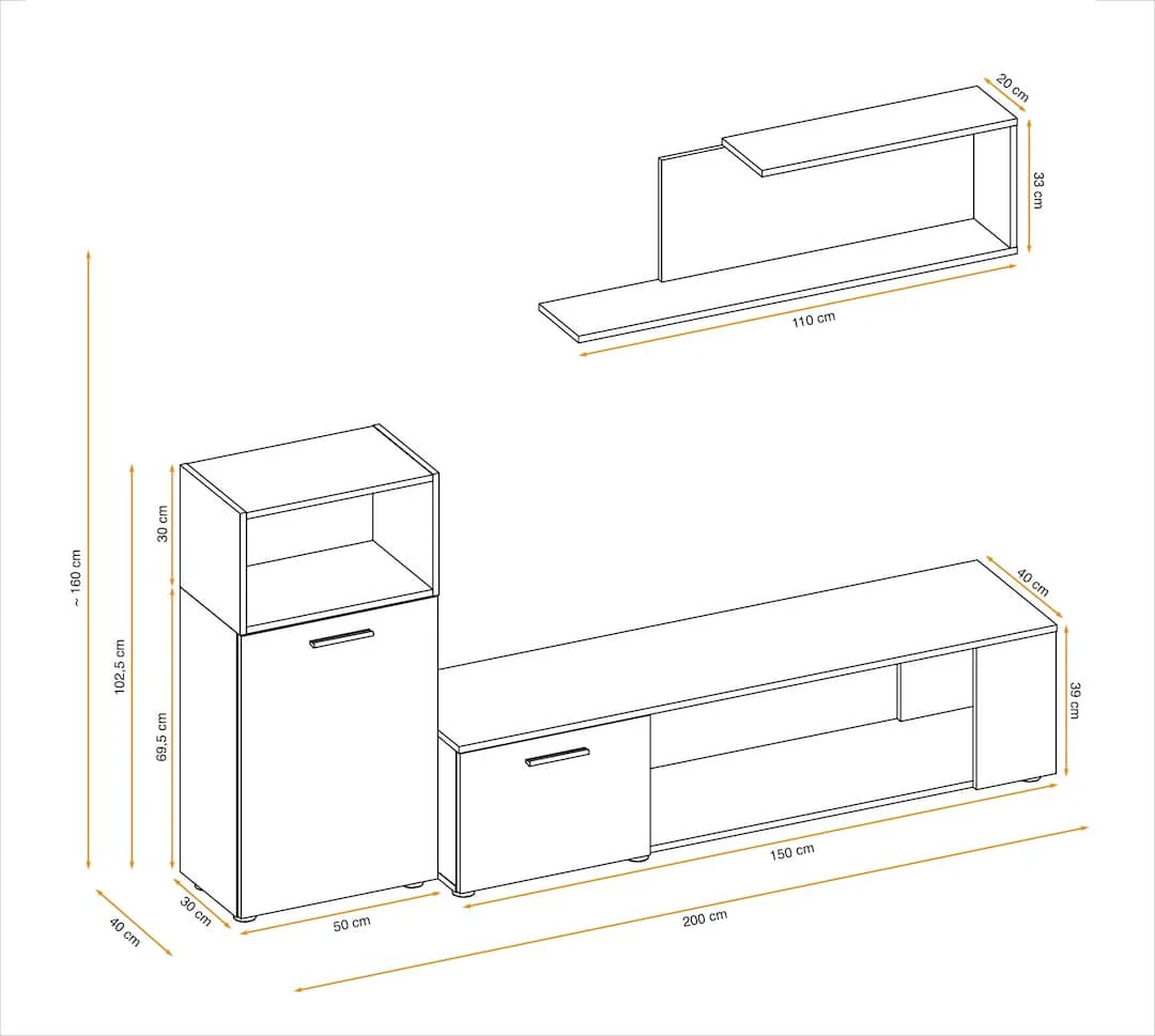 Maze I TV Entertainment Unit For TVs Up To 60" - Image 8