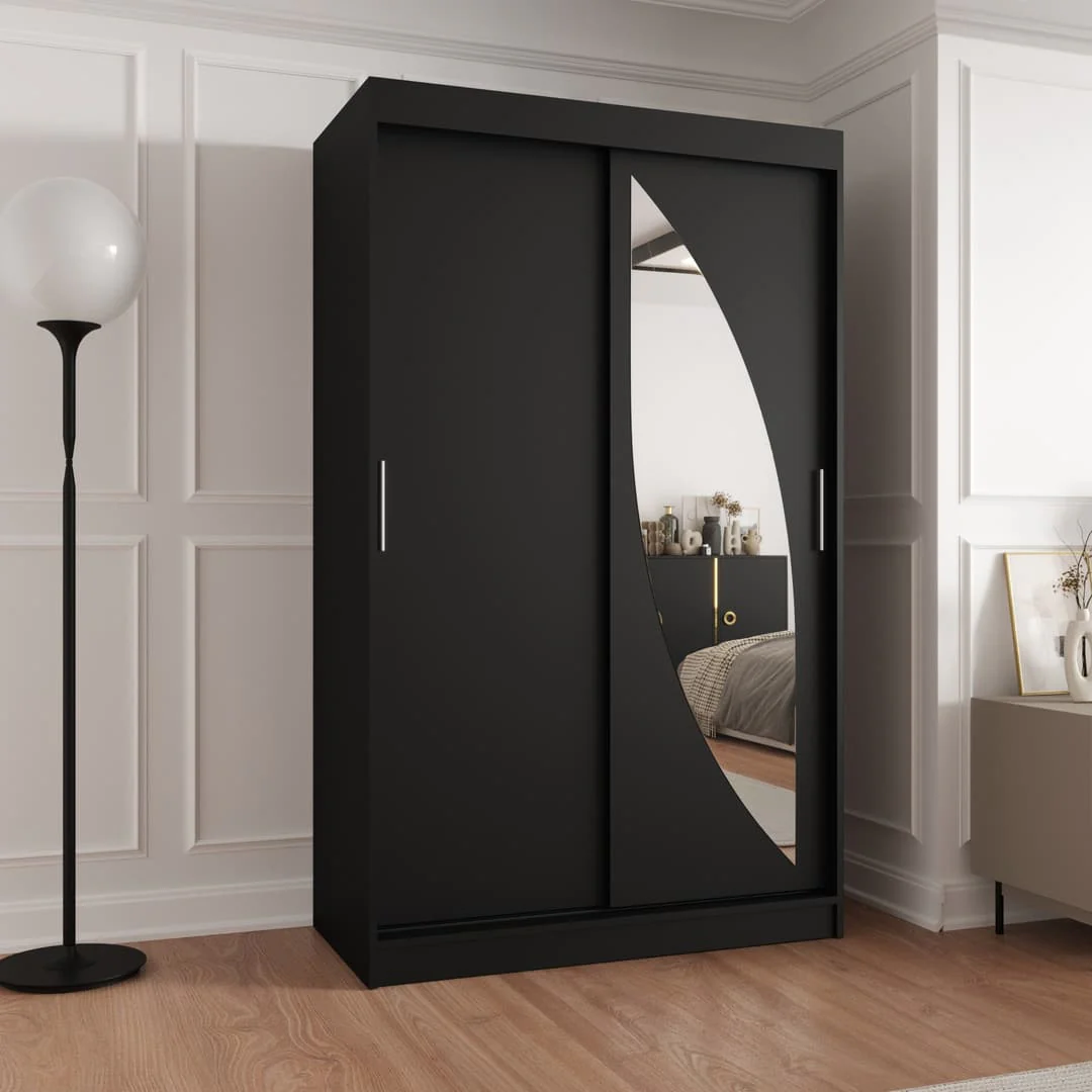 Milo Sliding Door Wardrobe 120cm - Image 11