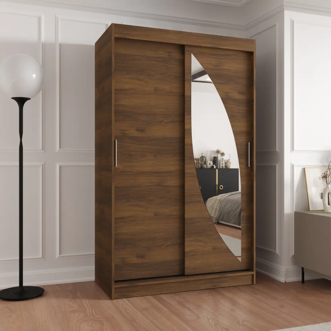 Milo Sliding Door Wardrobe 120cm - Image 21