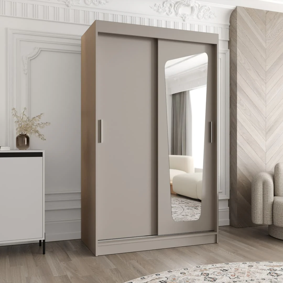 Moka Sliding Door Wardrobe 120cm - Image 16