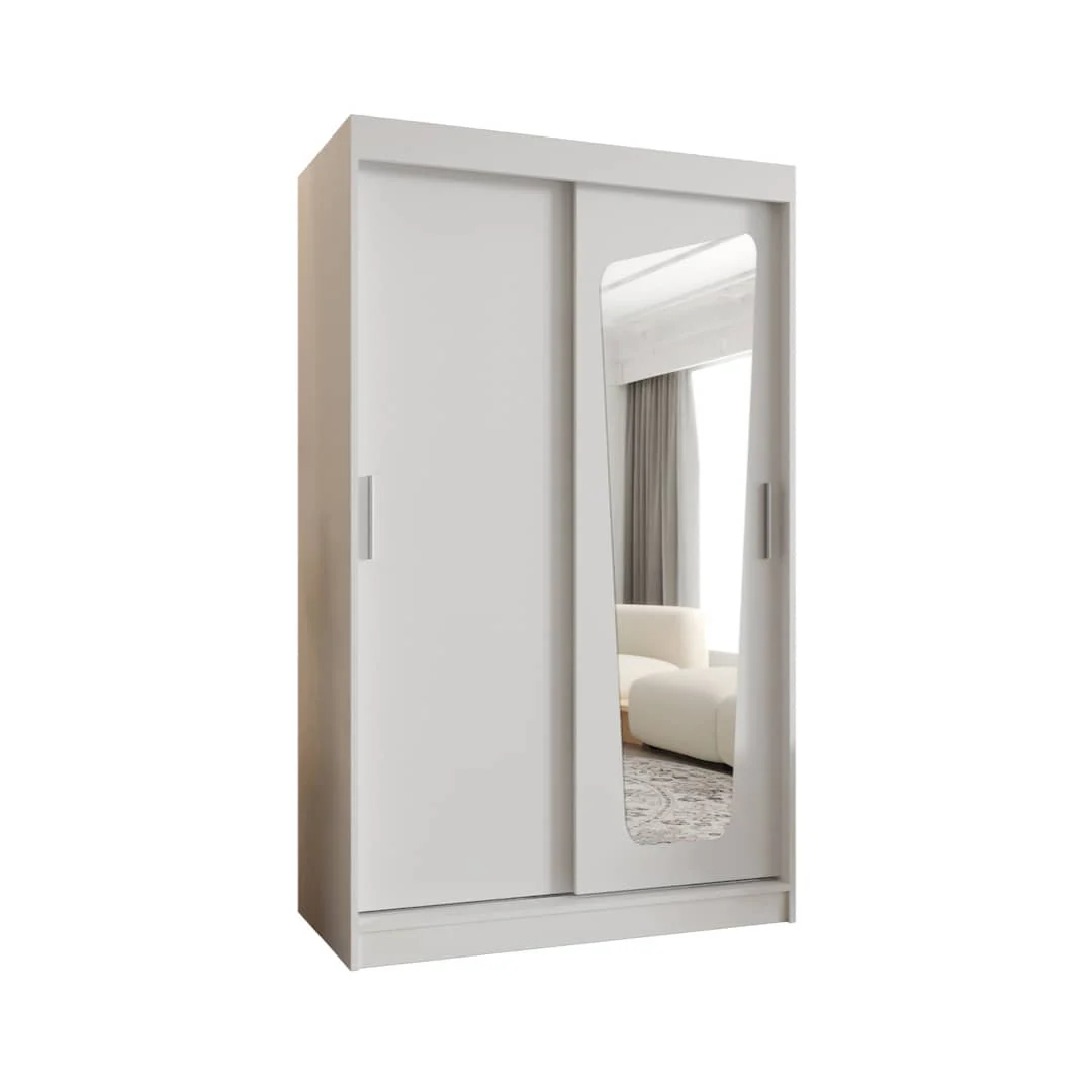 Moka Sliding Door Wardrobe 120cm - Image 7