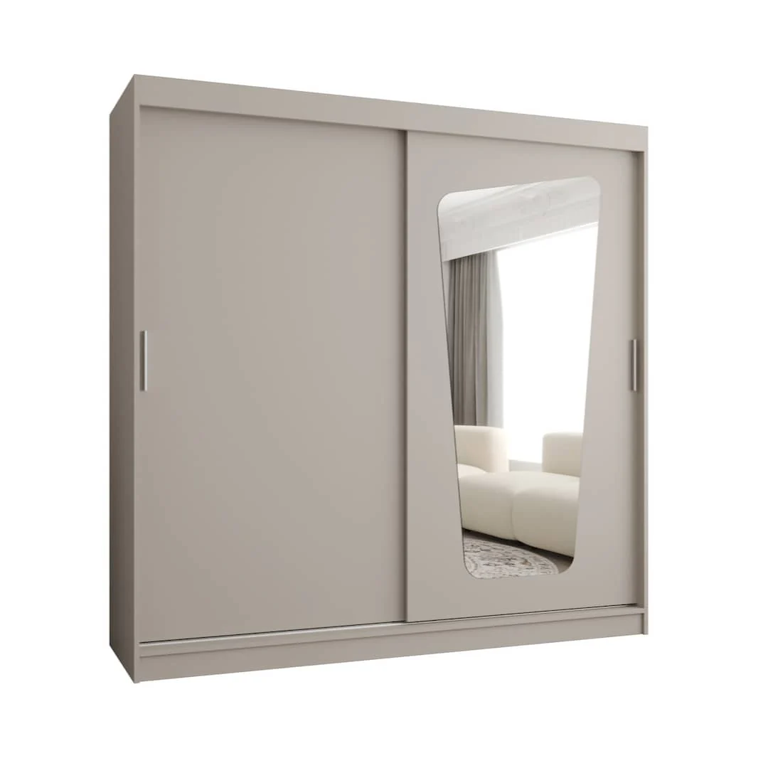 Moka Sliding Door Wardrobe 200cm - Image 12
