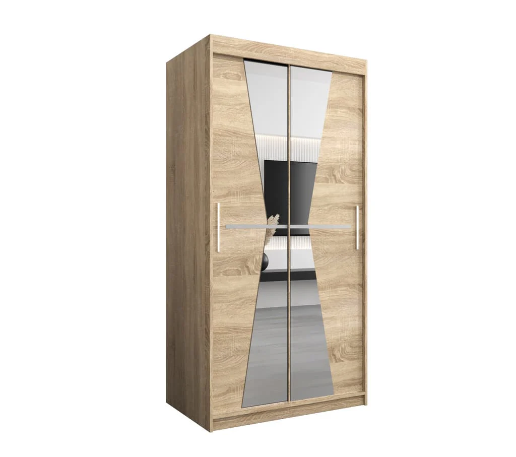 Morocco Sliding Door Wardrobe 100cm - Image 15