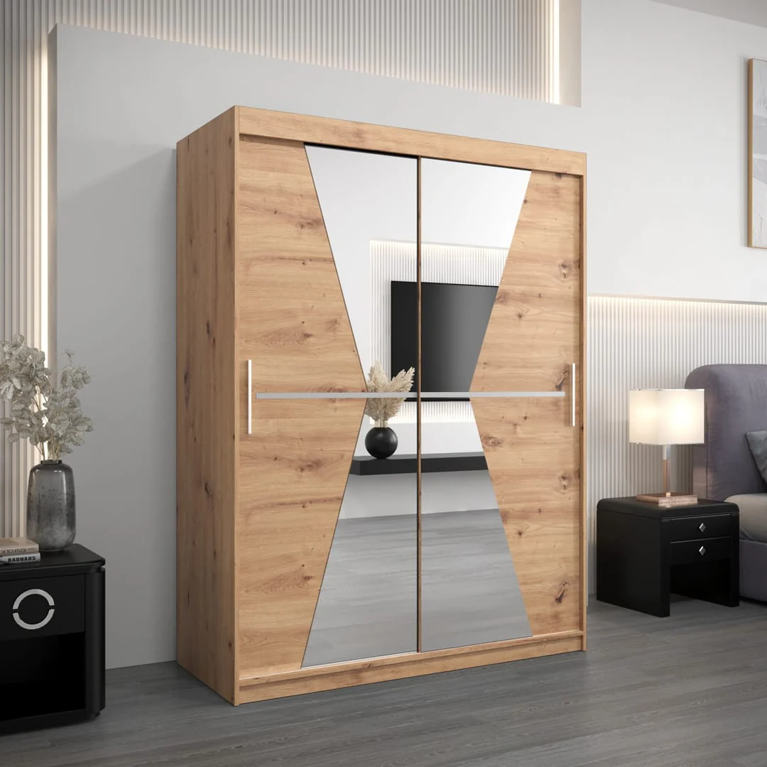 Morocco Sliding Door Wardrobe 150cm - Image 5