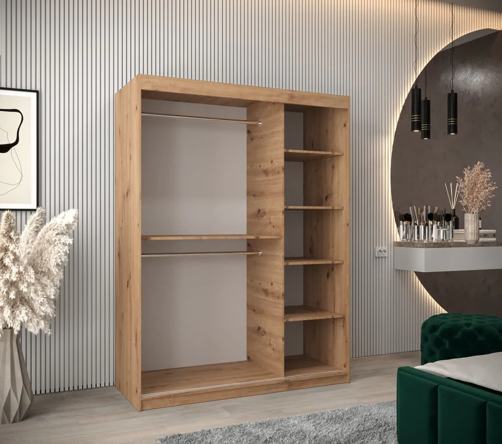 Morocco Sliding Door Wardrobe 150cm - Image 7