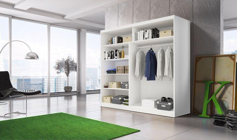 Multi 35 Sliding Door Wardrobe 203cm - Image 5