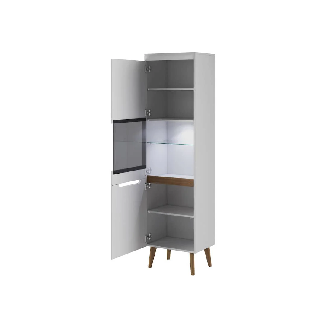 Nordi Tall Display Cabinet 53cm - Image 2