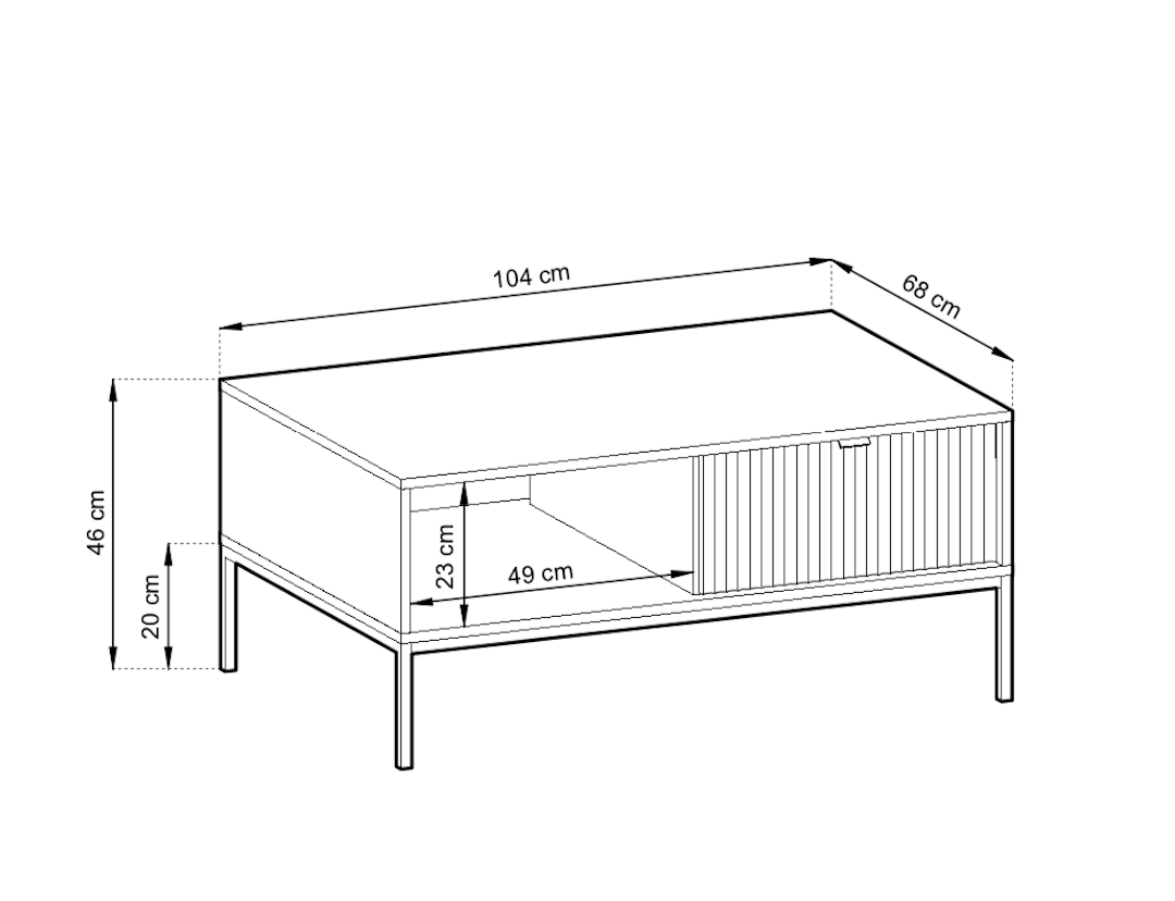 Nova Coffee Table 104cm - Image 27
