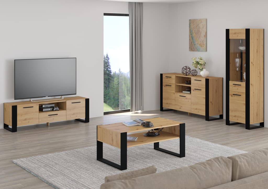 Nuka Sideboard Cabinet 155cm - Image 4