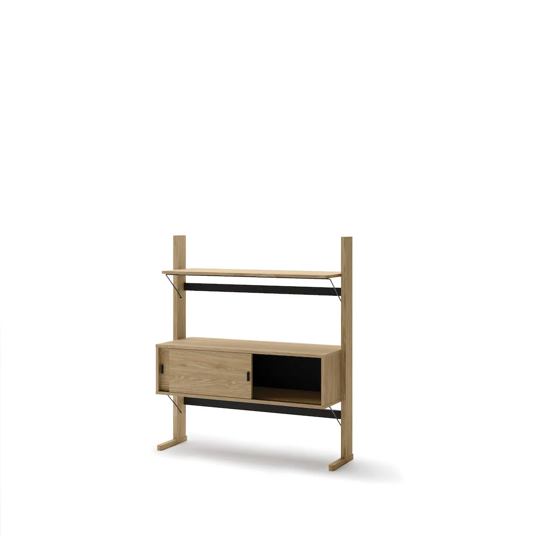 Ollie OL-03 Low Bookcase 108cm - Image 2